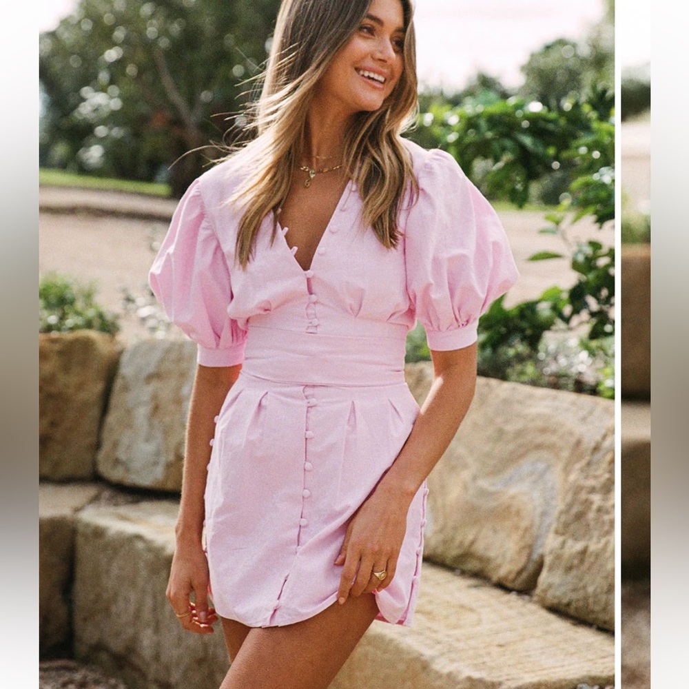 Sabo Skirt Pink Mini Dress